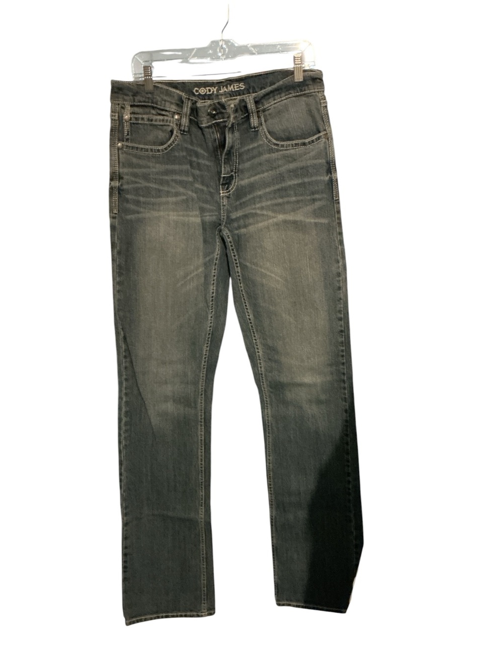 Cody James Men’s Gray Bootcut Jeans